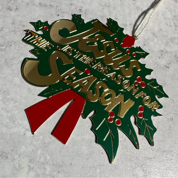 Holiday Jesus Is The Reason For The Season Christmas Ornament Poshmark
